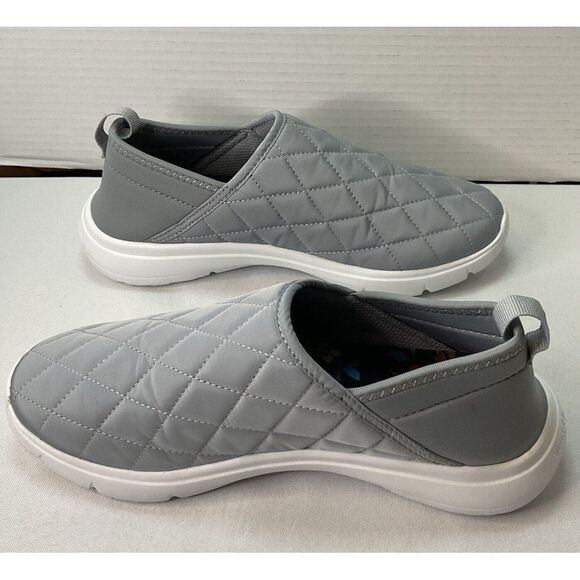 Vera Bradley Women's VB Cloud Convertible Slip On‎ Shoe Nickel Gray Quilted Sz 8 - Picture 3 of 8